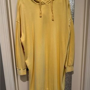Old Navy Sunlit Yellow Hoodie Dress